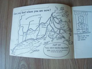 YORK HAVEN & HARTFORD RR DINING CAR COLORING BOOK FUN ON THE TRAIN 3