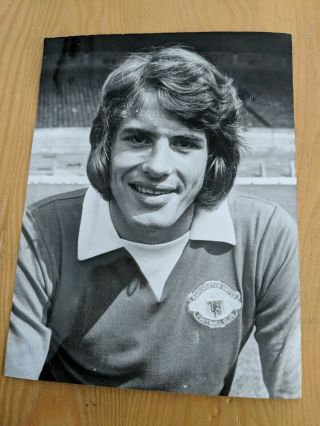 Vintage 1970s Holton Manchester United Fc Press Photo