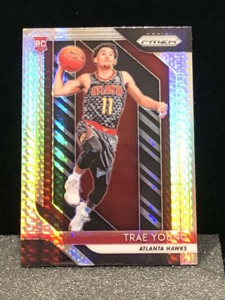 Trae Young 2018 - 19 Prizm Hyper Rookie Rc 78 Hawks