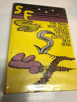 The Many Worlds Of Science Fiction Edited By Ben Bova Hc Ex Library Book