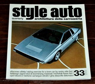 Style Auto 33 Architettura Della Carrozzeria - Softbound 1973 - English Ed