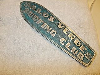 Car Club Plaque Palos Verdes Surfing Club 1940 Woody Ebay Motors 1949 Mercury 50