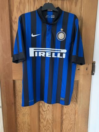 Men’s Vintage Inter Milan Home Shirt - 2011 - Medium