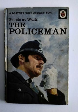 Vintage Hardback Ladybird Book People At Work Series 606b – The Policeman