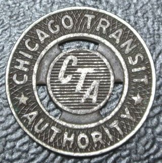 Vtg Cta Chicago Transit Authority Token - Service System Token -
