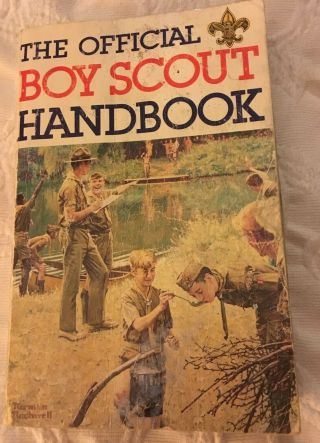Vintage The Official Boy Scout Handbook 9th Edition 1985 Man Cave