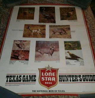 Vintage Lone Star Beer Texas Game Hunter 