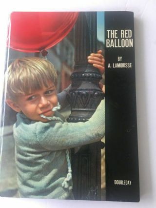 Vintage 1956 The Red Balloon A.  Lamorisse Large Hardcover Book Movie Px