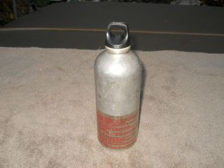Vintage Sigg Aluminum Fuel Bottle W/ Cap 16 Fl Oz From Switzerland Hiking Camp
