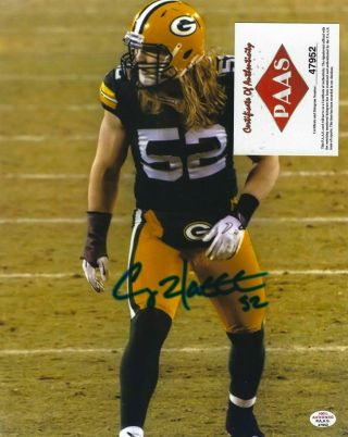 Clay Matthews Signed 8x10 Photo Green Bay Packers Auto 