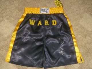 Micky Ward Autographed Everlast Boxing Trunks