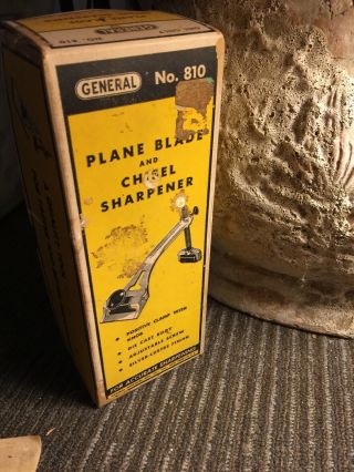 Vintage General Plane Blade/ Chisel Sharpener And Blade Honing Tool
