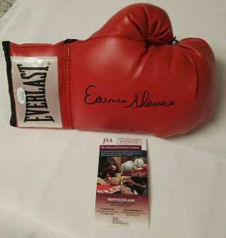 Earnie Shavers Signed Everlast Boxing Glove (2 Time World Champion) Jsa