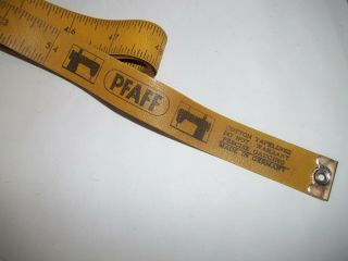 Vintage Pfaff Sewing Machine Cloth Sewing Measure Tape 60 Inch