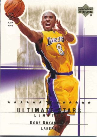 2003 - 04 Upper Deck Uc Kobe Bryant 174 Ultimate Stars Limited 25/25 C7190
