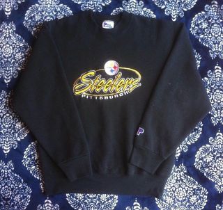 Vintage Nfl Pittsburg Steelers Sweatshirt Men 