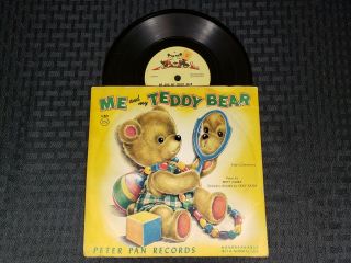 Vtg Peter Pan Records 1953 Me and My Teddy Bear & The Gladiator Songs 78 rpm 2