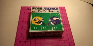Nfl Tic Tac Toe Board Game,  Green Bay Packers/minnesota Vikings