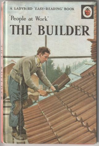 Ladybird Book People At Work 606b The Builder