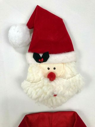 Vintage Christmas Santa Claus Wine Bottle Cover — Festive St.  Nick Party Decor