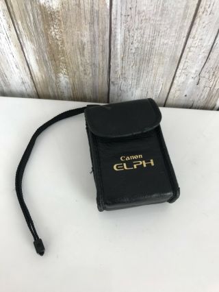 Canon Elph 24 - 48 Film Camera & Case Vintage Needs Battery