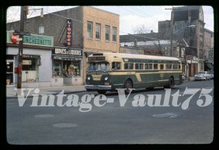 Duplicate Slide Bus Gm 3030 Sts Surface Transit York City 1950 