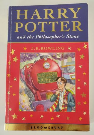 Harry Potter And The Philosophers Stone J.  K.  Rowling Uk Ed 2001 Paperback