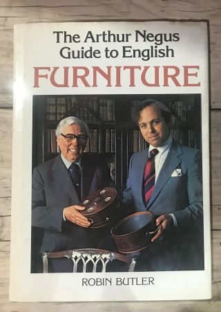 Antique Reference Book - The Arthur Negus Guide To English Furniture - Butler