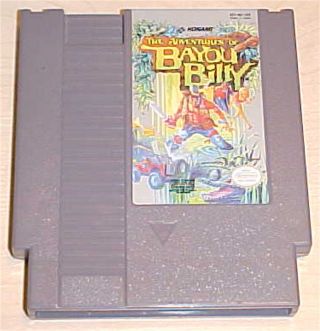 Adventures Of Bayou Billy Nintendo Snes Vintage Game Cartridge