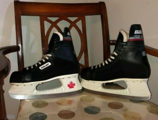 Bauer Pro Player Hockey Skates Vintage Canadian 1980s Size 9 / 9d