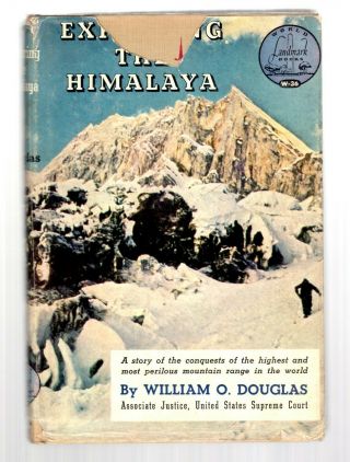 1958 Hb/dj World Landmark Books W - 36 Exploring The Himalaya/first Printing