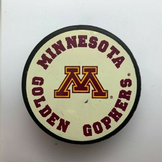 Vintage Minnesota Golden Gophers Ncaa Hockey Puck