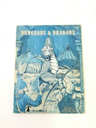 Vintage 1979 Tsr Dungeons & Dragons Rpg Game 3rd Edition Rule Book D&d