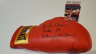 Michael Moorer Autographed Signed Everlast Boxing Glove W/ 2 Inscriptions Jsa