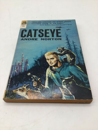 Catseye By Andre Norton - 1961 - First Printing