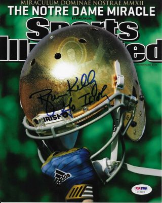 Brian Kelly Autographed Signed 8x10 Photo Psa/dna Notre Dame Irish X42365 Si