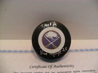 Dave Andreychuk Autographed Signed Buffalo Sabres Puck Inscribed Hof 17