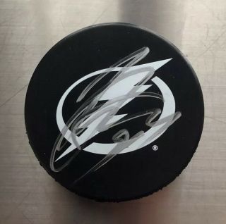 Steven Stamkos Tampa Bay Lightning Signed Autograph Official Game Puck - 2 Each