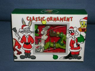 Vintage Marvin The Martian & K - 9 Sleigh Ornament 1998 Second Version