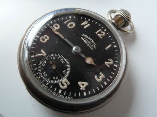 Vintage Ingersoll Yankee Radiolite Military Pocket Watch