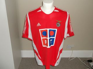 Sl Benfica - Vintage 2005 - 06 - Football Shirt - Xl Size - Adidas