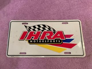 License Plate Tag Ihra International Hot Rod Association Drag Racing Motorsports