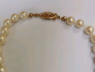 Vintage Sarah Coventry Pearl Bracelet Gold Tone Clasp Lovely 8 