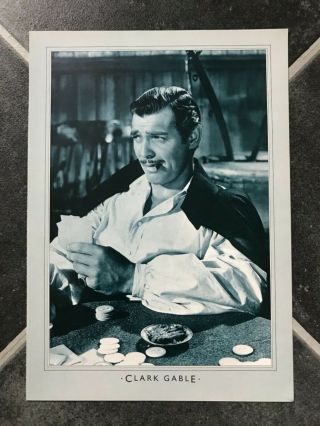 Clark Gable Large Vintage Rhett Butler Movie Film Photo Gone With The Wind