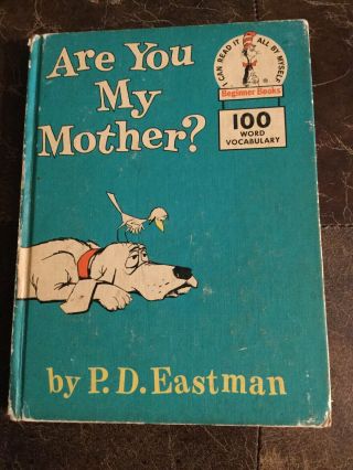 Book,  Vintage,  Are You My Mother,  By P.  D.  Eastman,  1960,  Dr.  Seuss Series