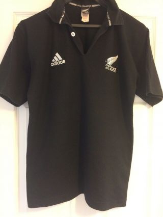Zealand All Blacks Vintage Cotton Rugby Shirt Size Small