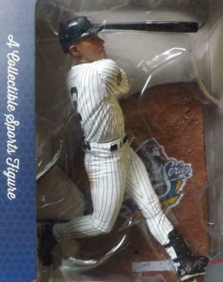 Derek Jeter York Yankees 1999 World Series Commemorative Mlb Mcfarlane