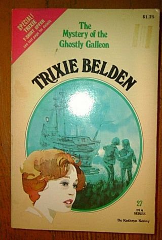Trixie Belden 27 Mystery Of The Ghostly Galleon 1979 Kathryn Kenny 1st Edition