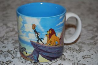 Vintage Disney Store The Lion King 3.  5 " Mug