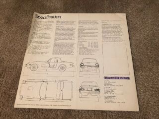 Jensen - Healey US brochure Prospekt,  1972 England Jensen Motors Dealership 2
